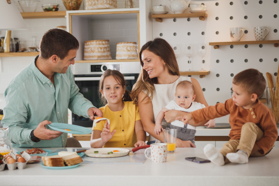 Parent protecting time for themselves