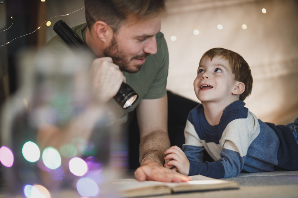 Child completing homework with a consistent routine