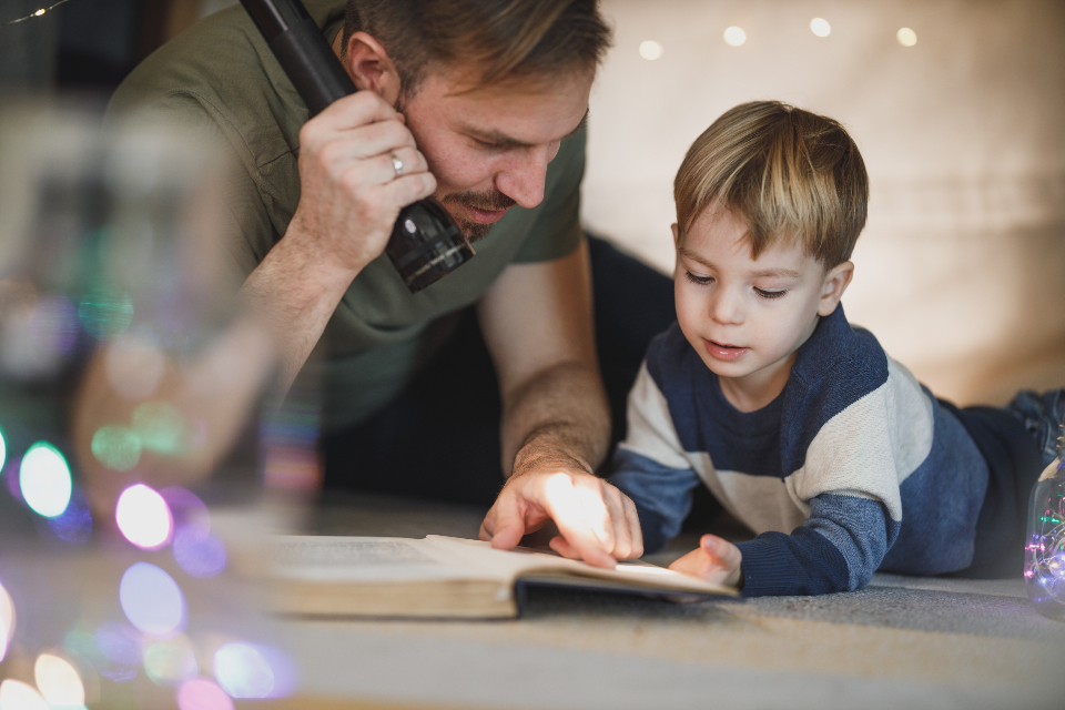 Family supporting a consistent homework routine