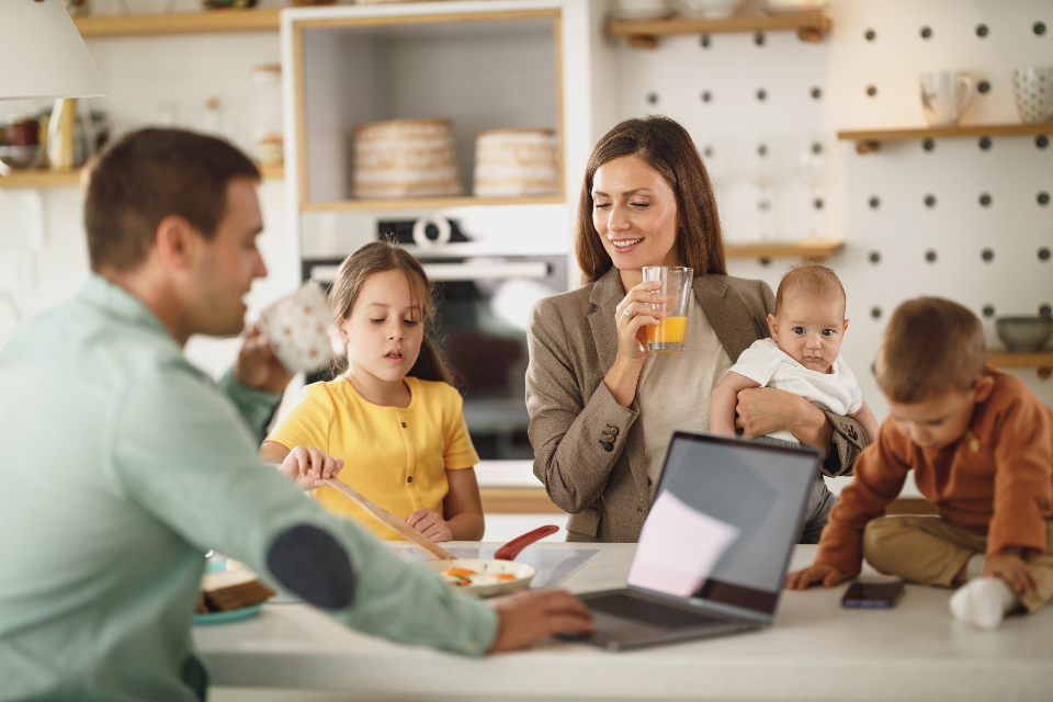 Parent finding perspective after a difficult day